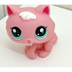 Littlest Pet Shop LPS‎ Pink Kitten 2575 Hasbro 2005